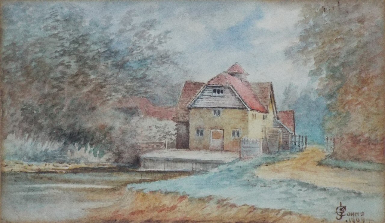 Watercolour - Mapledurham Old Mill